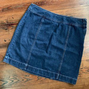 Geoffrey Beene Jean Skirt Denim Cotton VTG